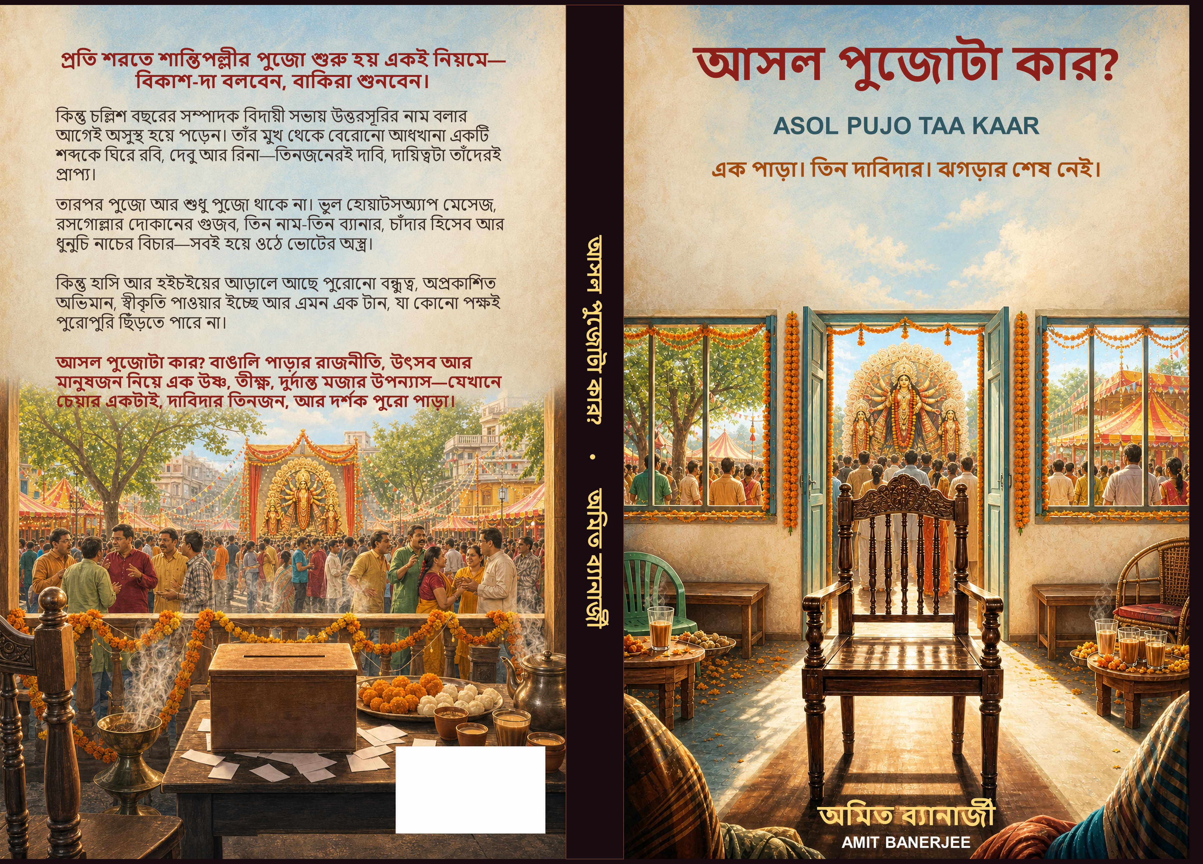 ASOL PUJO TAA KAAR. Full wraparound: back cover, spine and front cover.